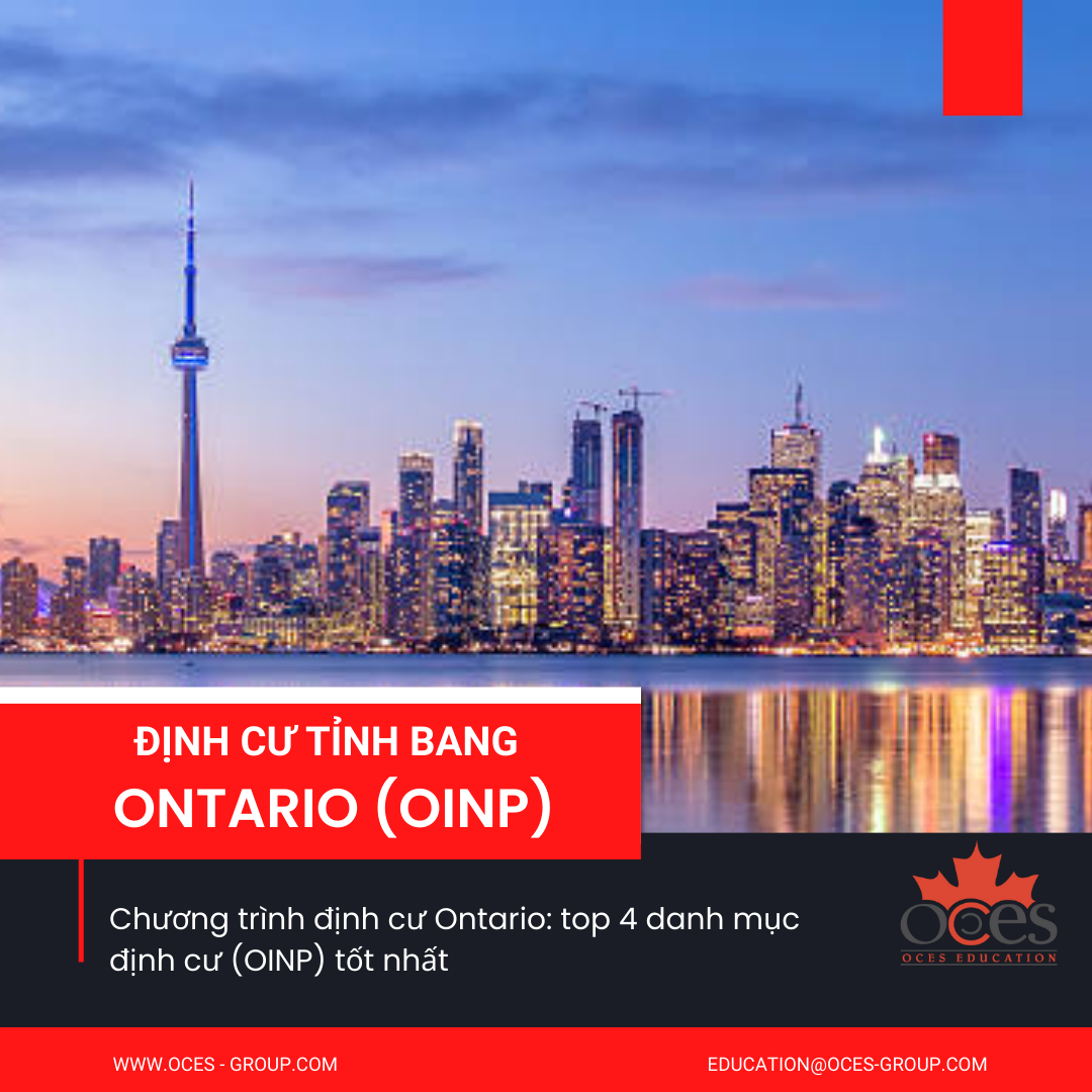Chương trình định cư Ontario: top 4 danh mục định cư (OINP) tốt nhất